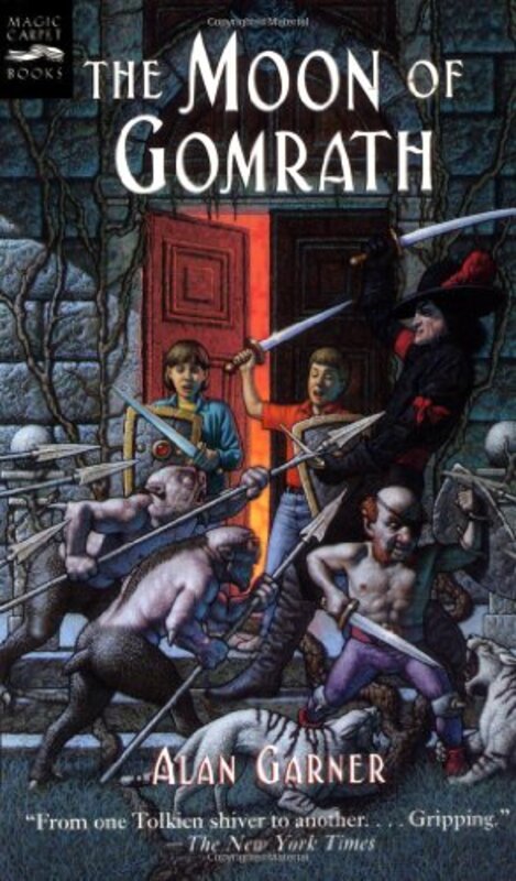 Book cover for "The Moon of Gomrath" by Alan Garner