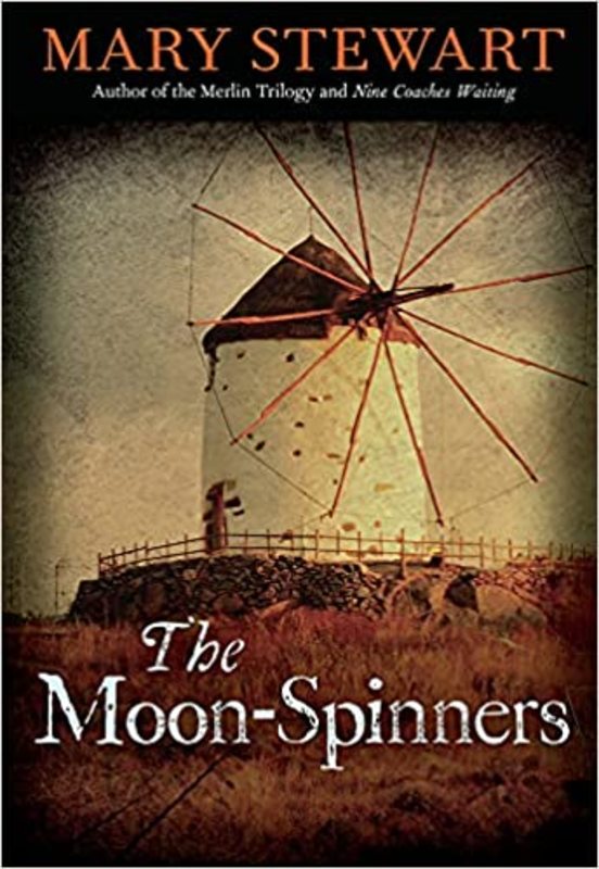 Book cover for "The Moon-Spinners" by Mary Stewart