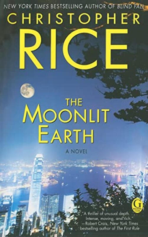 Book cover for "The Moonlit Earth" by Christopher Rice