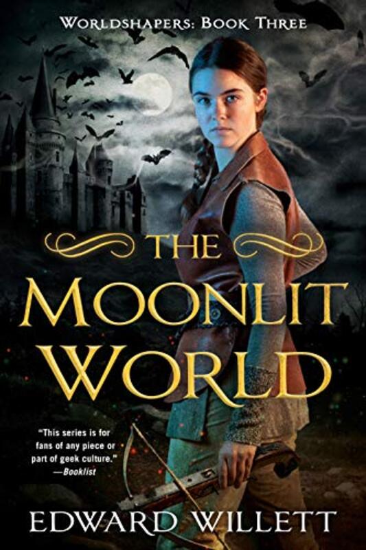 Book cover for "The Moonlit World" by Edward Willett