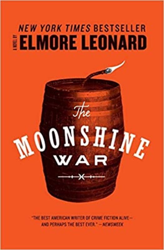 Book cover for "The Moonshine War" by Elmore Leonard