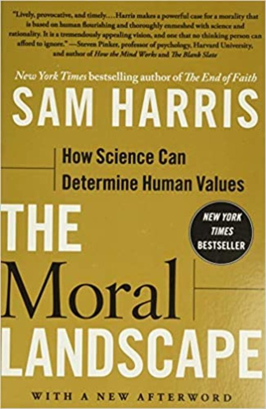 Book cover for "The Moral Landscape" by Sam Harris