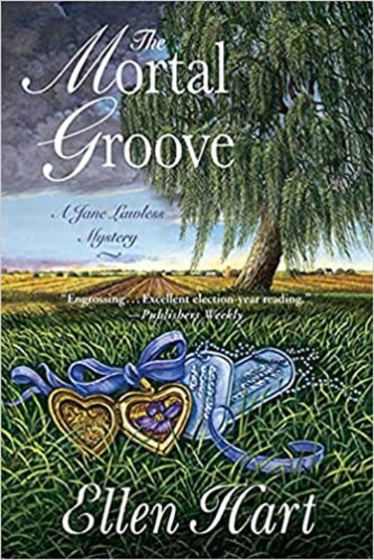Book cover for "The Mortal Groove" by Ellen Hart