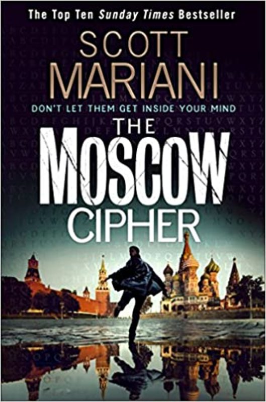 Book cover for "The Moscow Cipher" by Scott Mariani