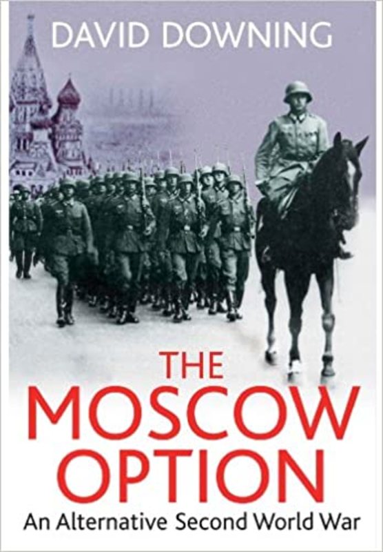 Book cover for "The Moscow Option" by David Downing