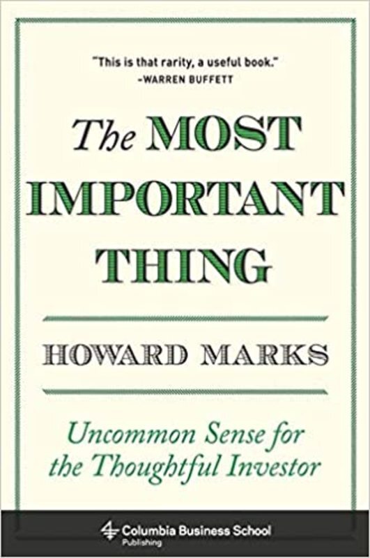 Book cover for "The Most Important Thing"