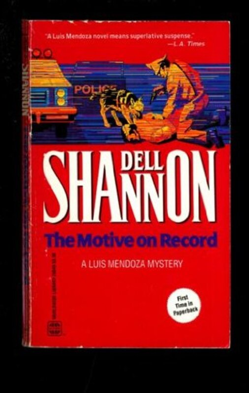 Book cover for "The Motive On Record" by Dell Shannon