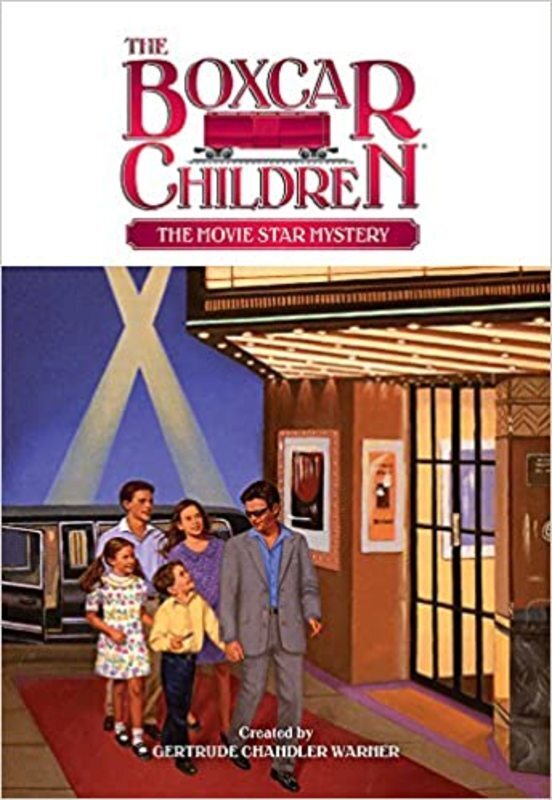 Book cover for "The Movie Star Mystery" by Gertrude Chandler Warner