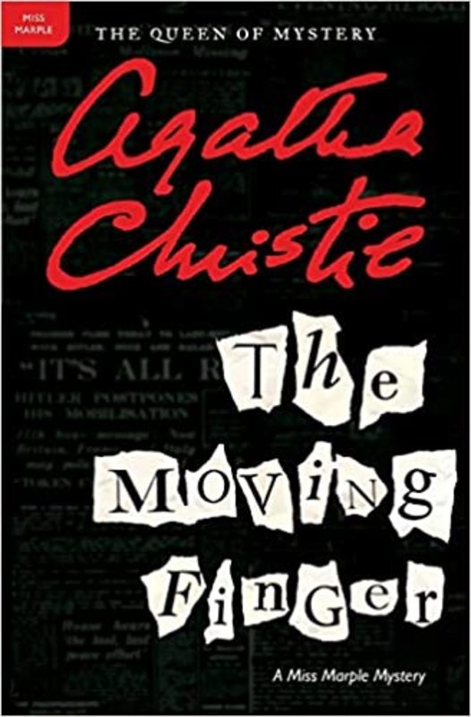 Book cover for "The Moving Finger" by Agatha Christie