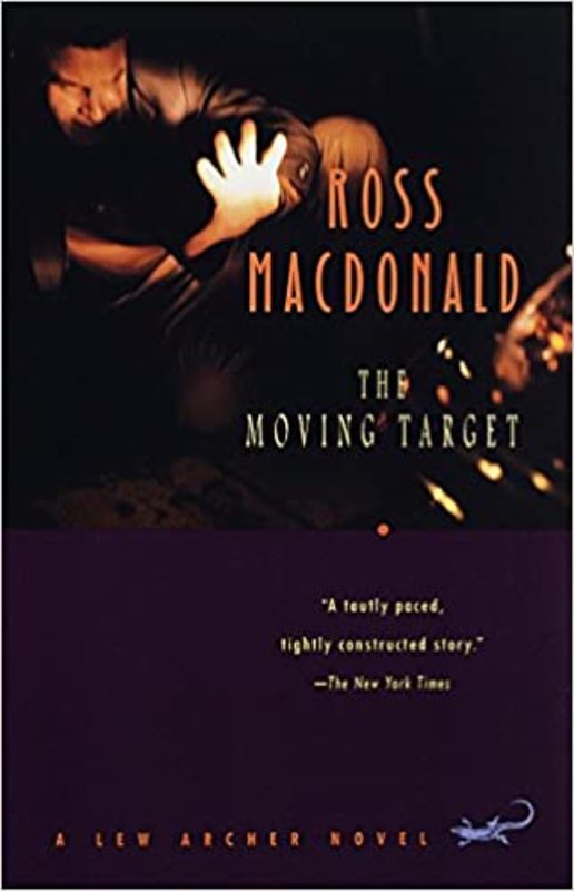 Book cover for "The Moving Target" by Ross Macdonald