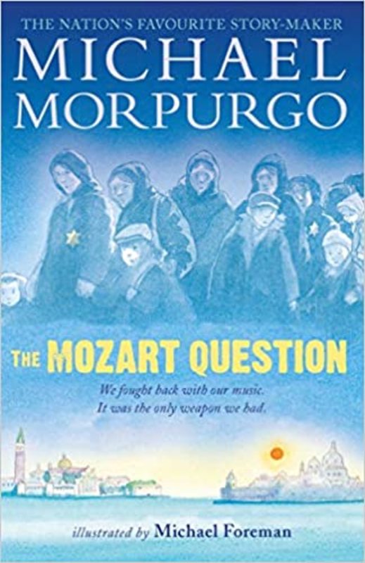 Book cover for "The Mozart Question" by Michael Morpurgo