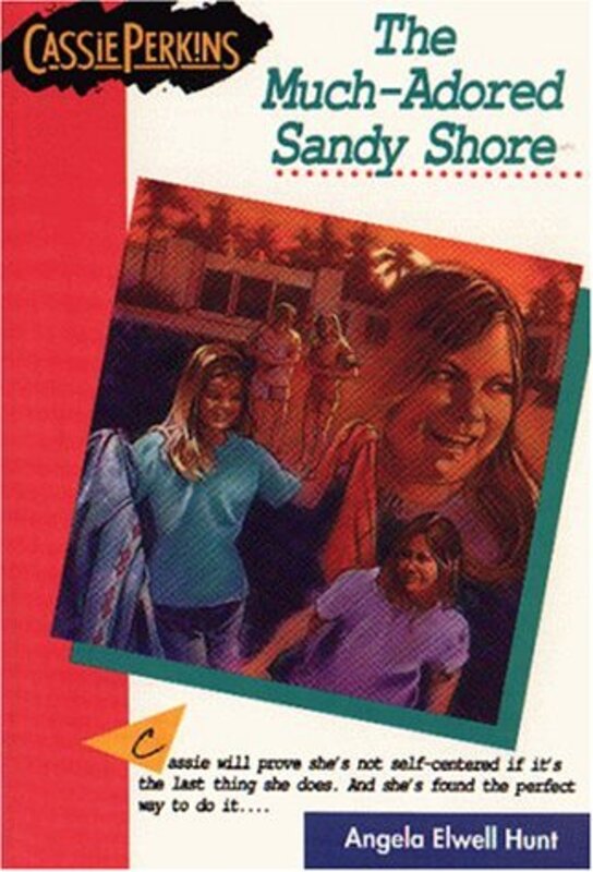 Book cover for "The Much Adored Sandy Shore" by Angela Elwell Hunt
