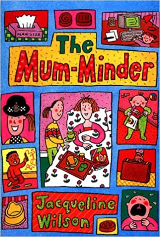 Book cover for "The Mum-Minder" by Jacqueline Wilson