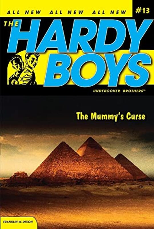 Book cover for "The Mummy\'s Curse" by Franklin W Dixon