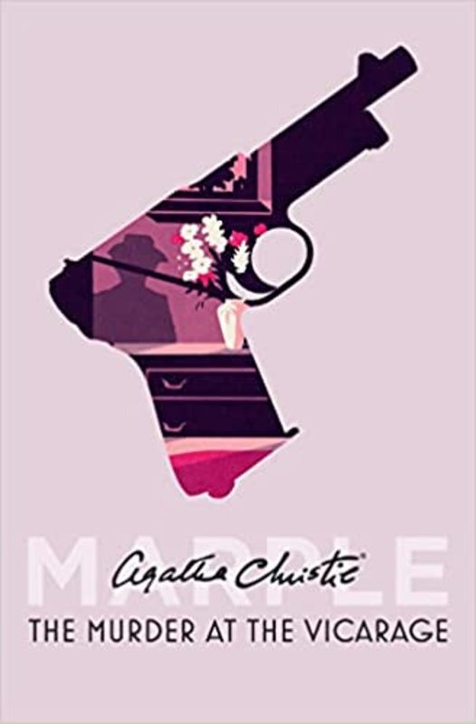 Book cover for "The Murder at the Vicarage" by Agatha Christie