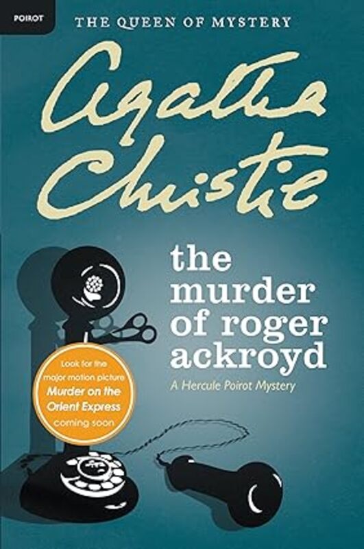 Book cover for "The Murder of Roger Ackroyd" by Agatha Christie