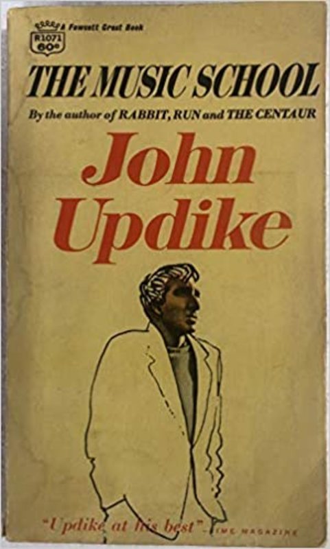 Book cover for "The Music School" by John Updike