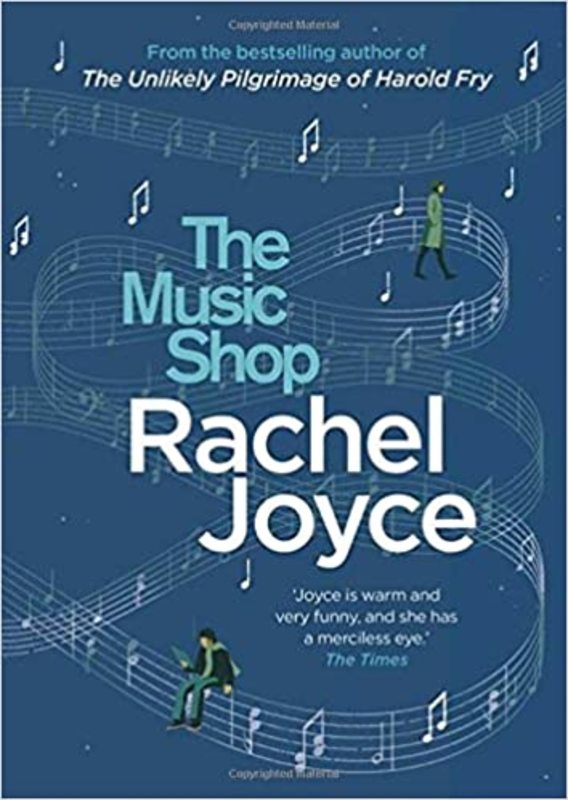 Book cover for "The Music Shop" by Rachel Joyce