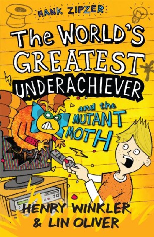Book cover for "The Mutant Moth" by Henry Winkler