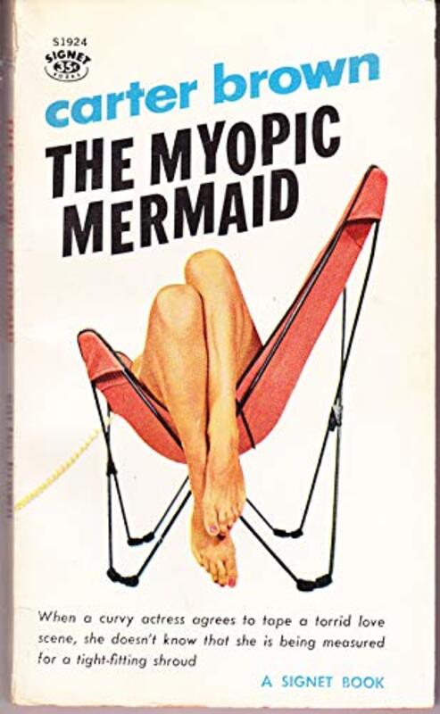 Book cover for "The Myopic Mermaid" by Carter Brown