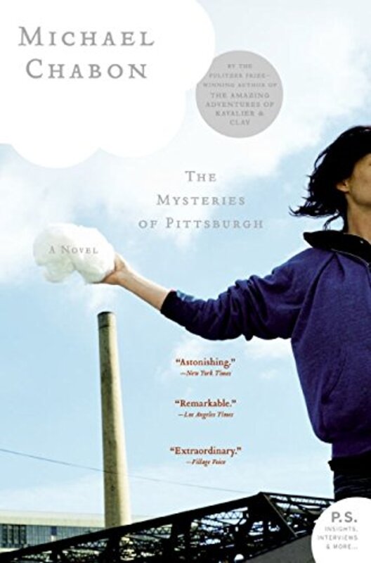 Book cover for "The Mysteries of Pittsburgh" by Michael Chabon