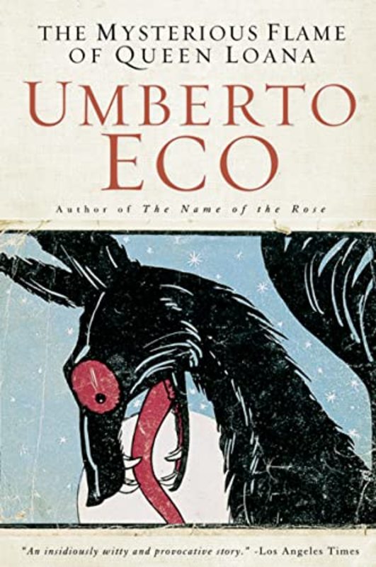 Book cover for "The Mysterious Flame of Queen Loana" by Umberto Eco