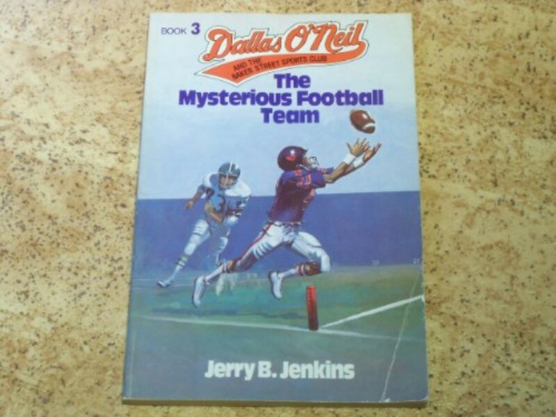 Book cover for "The Mysterious Football Team" by Jerry B Jenkins