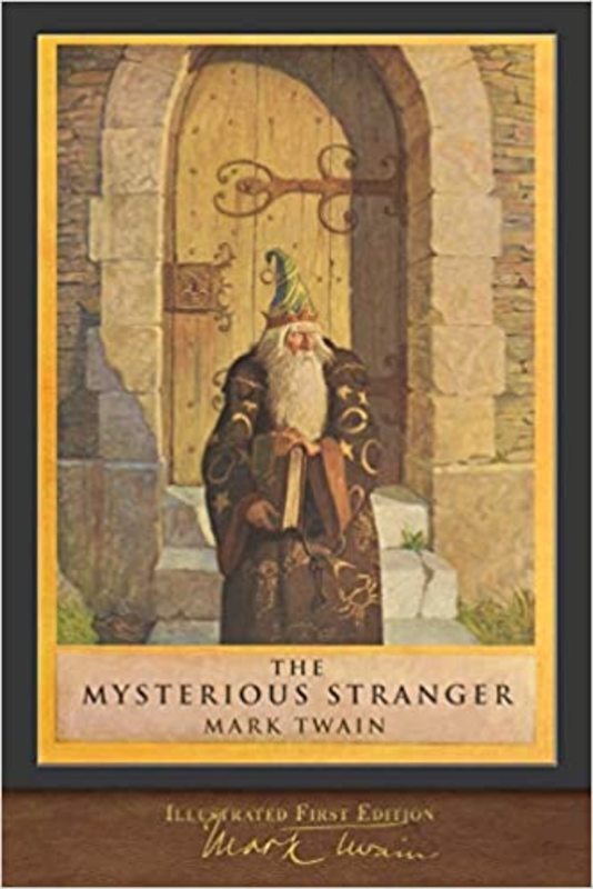 Book cover for "The Mysterious Stranger"