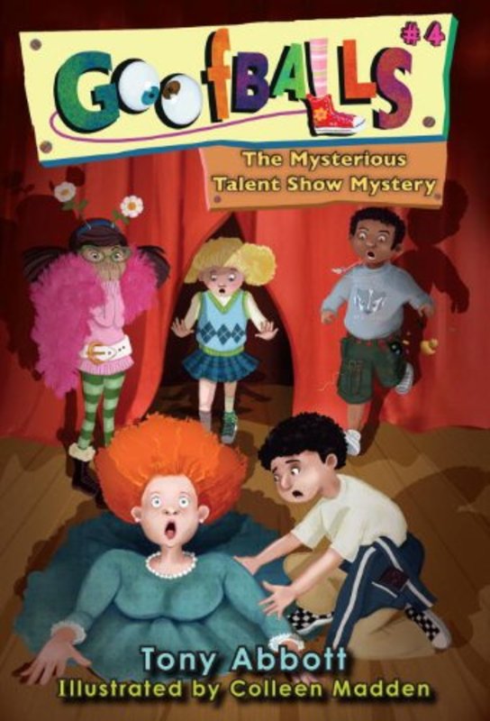 Book cover for "The Mysterious Talent Show Mystery" by Tony Abbott