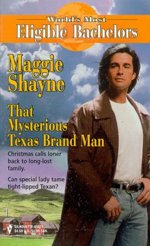 Book cover for "The Mysterious Texas Brand Man / That Mysterious Man / Texas Guardian" by Maggie Shayne
