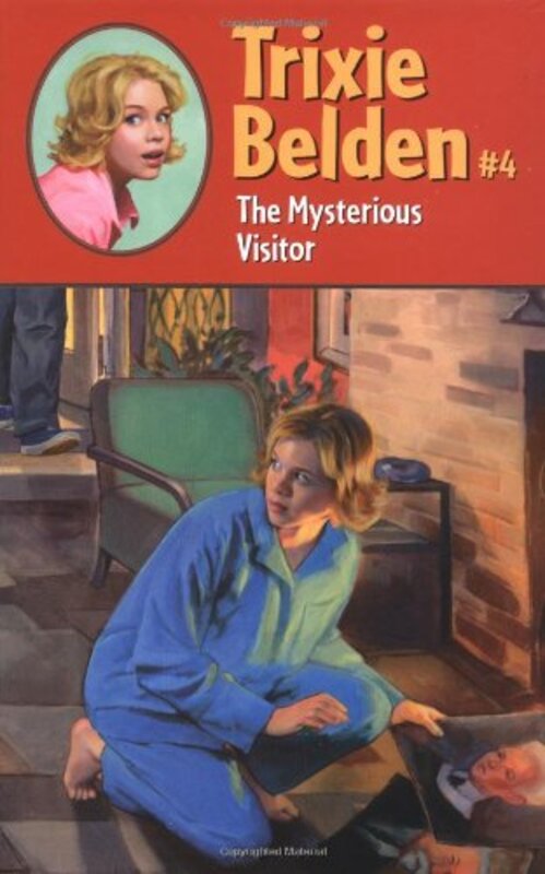Book cover for "The Mysterious Visitor" by Julie Campbell
