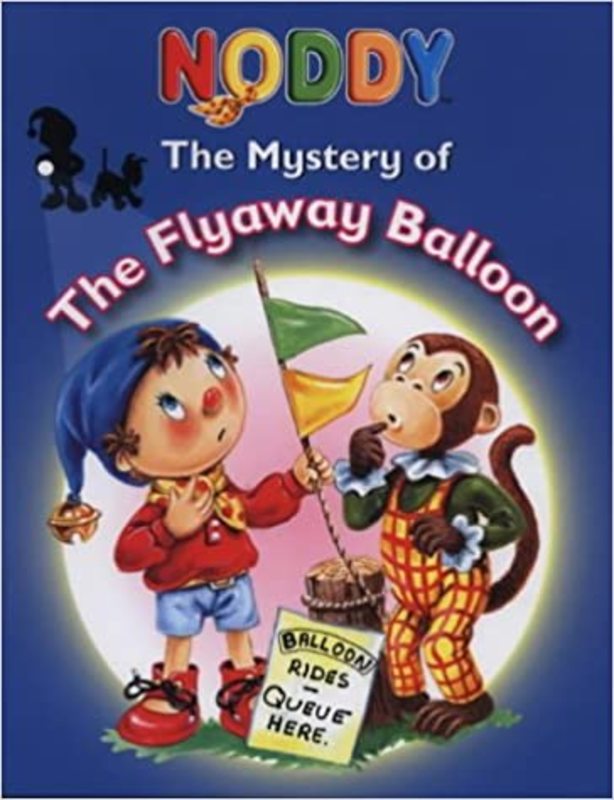 Book cover for "The Mystery Of The Flyaway Balloon" by Enid Blyton