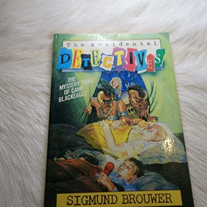Book cover for "The Mystery Tribe Of Camp Blackeagle" by Sigmund Brouwer
