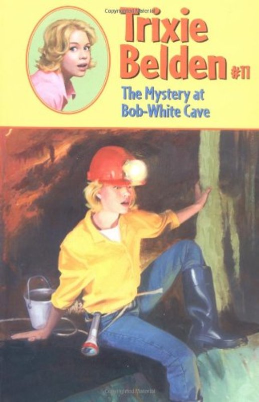 Book cover for "The Mystery at Bob-White Cave" by Kathryn Kenny