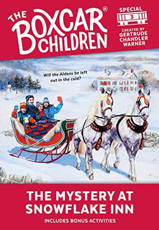 Book cover for "The Mystery at Snowflake Inn" by Gertrude Chandler Warner