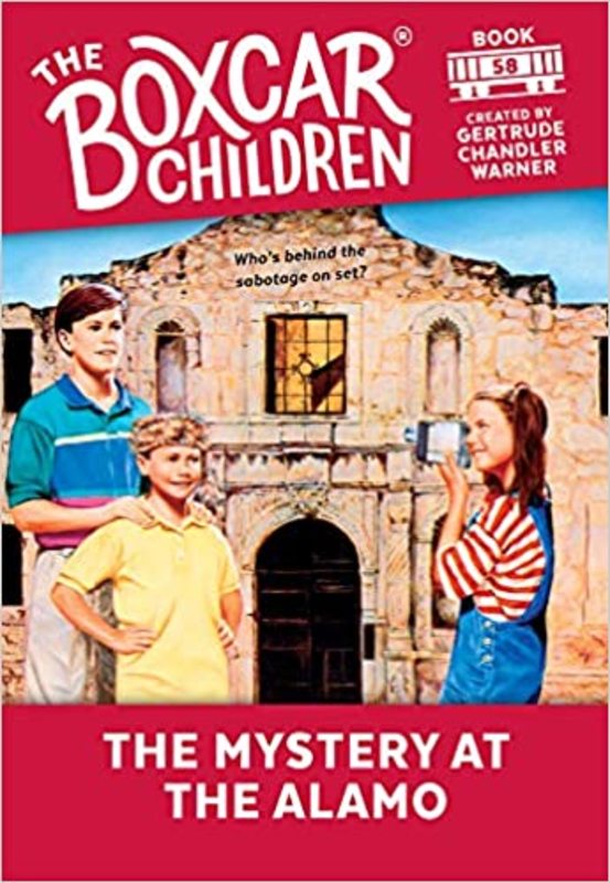Book cover for "The Mystery at the Alamo" by Gertrude Chandler Warner