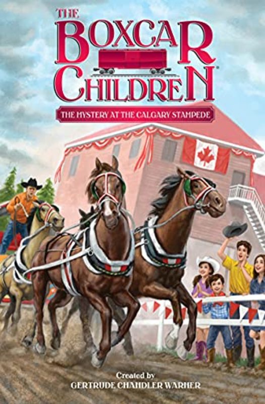 Book cover for "The Mystery at the Calgary Stampede" by Gertrude Chandler Warner