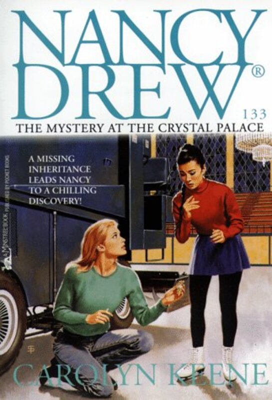Book cover for "The Mystery at the Crystal Palace" by Mildred A Wirt