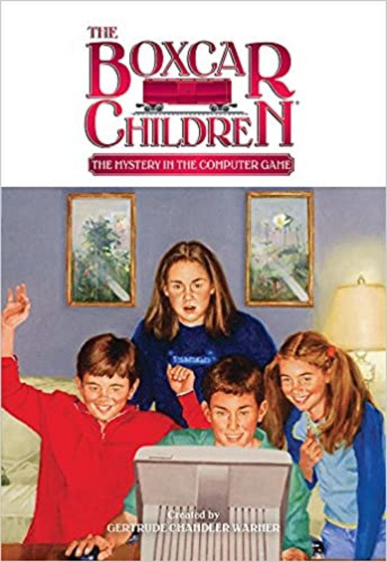 Book cover for "The Mystery in the Computer Game" by Gertrude Chandler Warner