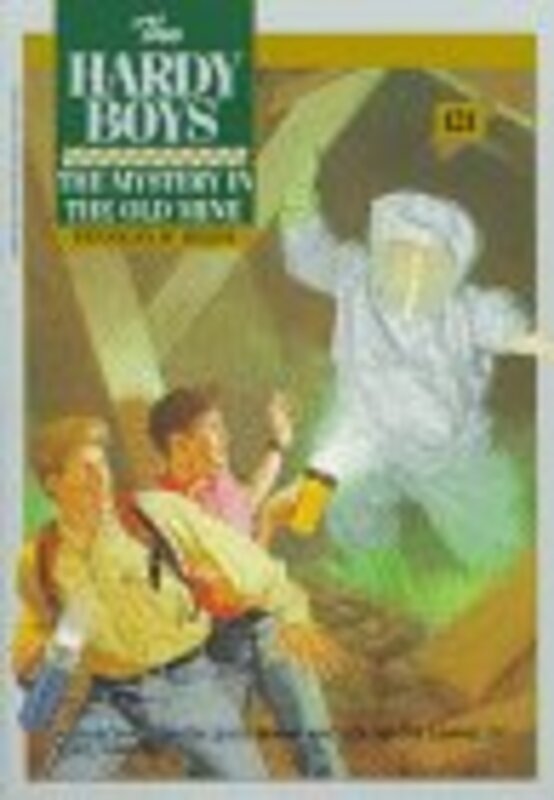 Book cover for "The Mystery in the Old Mine" by Franklin W Dixon