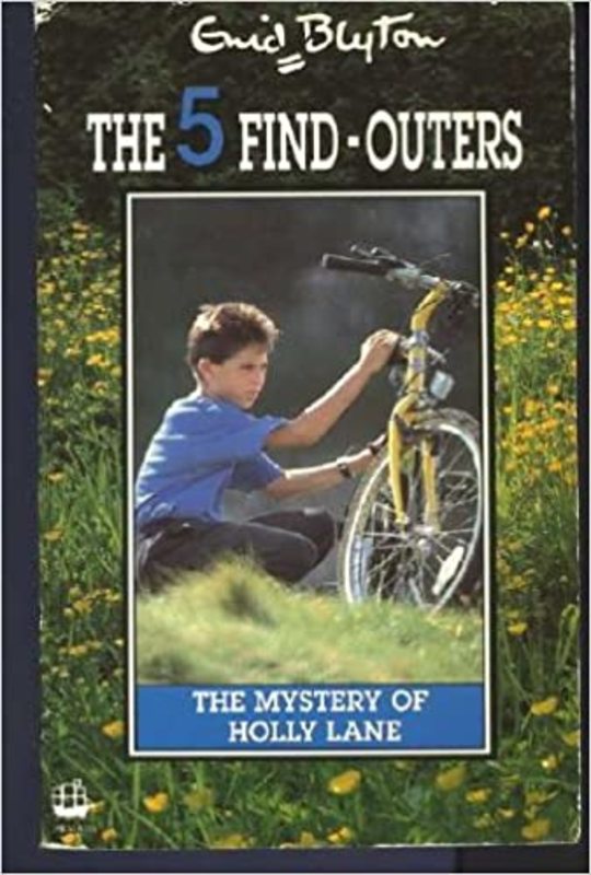 Book cover for "The Mystery of Holly Lane" by Enid Blyton