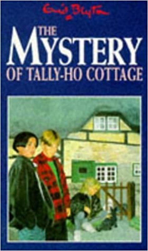 Book cover for "The Mystery of Tally-Ho Cottage" by Enid Blyton