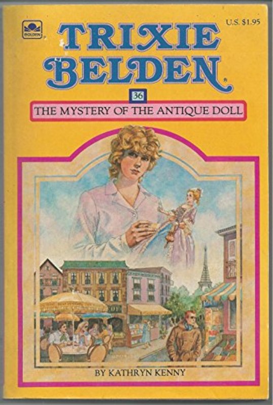 Book cover for "The Mystery of the Antique Doll" by Kathryn Kenny