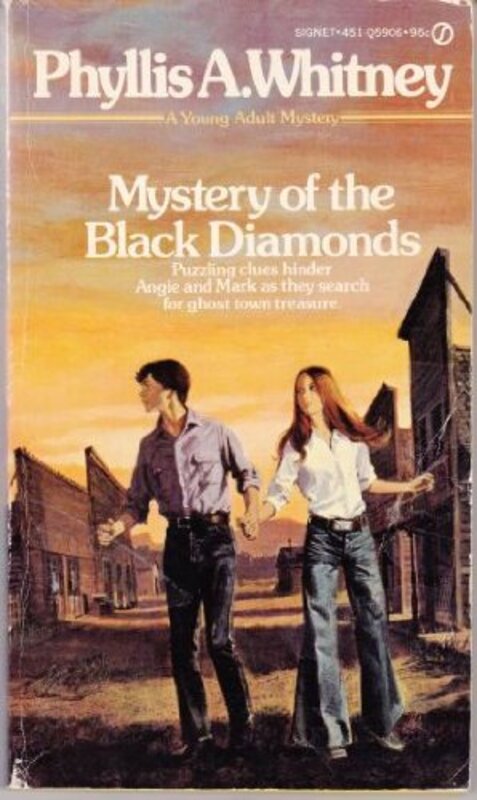 Book cover for "The Mystery of the Black Diamonds" by Phyllis A Whitney