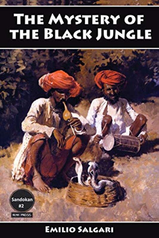 Book cover for "The Mystery of the Black Jungle" by Emilio Salgari