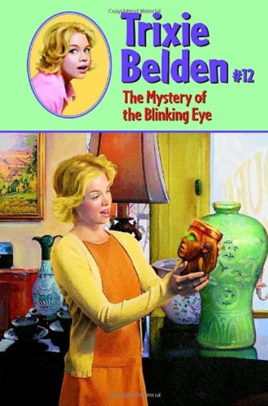 Book cover for "The Mystery of the Blinking Eye" by Kathryn Kenny