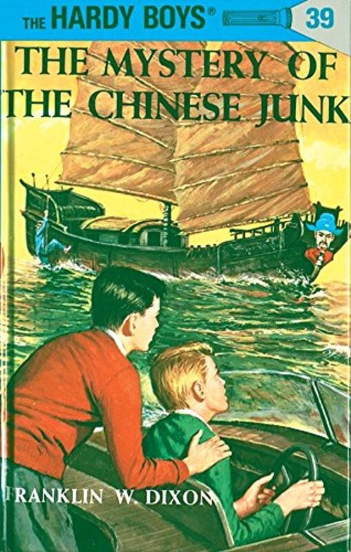 Book cover for "The Mystery of the Chinese Junk" by Franklin W Dixon