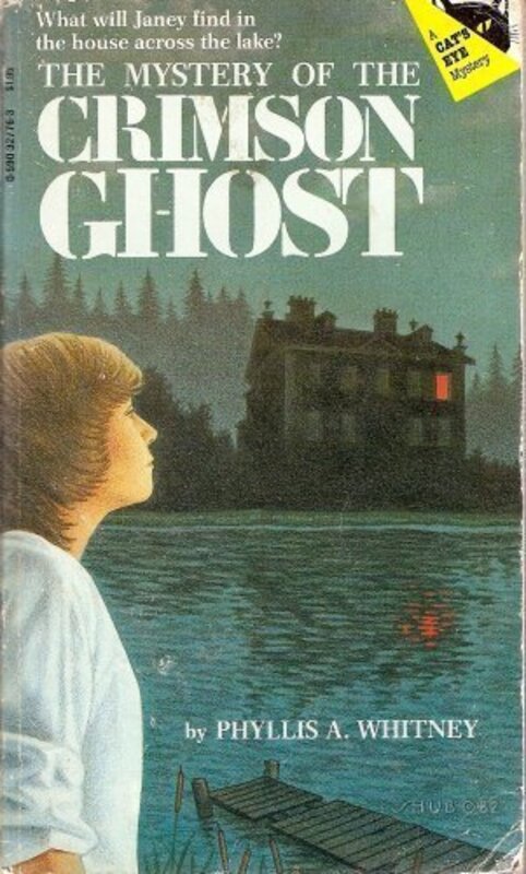 Book cover for "The Mystery of the Crimson Ghost" by Phyllis A Whitney