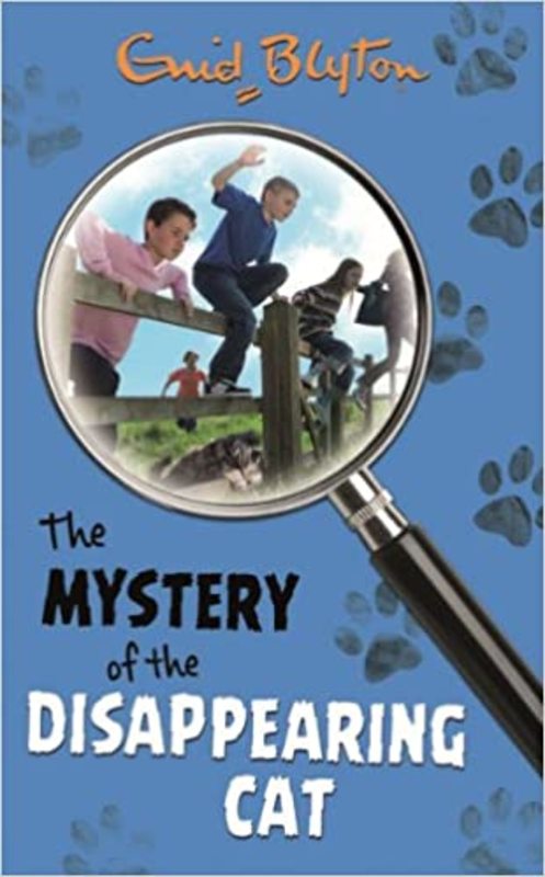 Book cover for "The Mystery of the Disappearing Cat" by Enid Blyton
