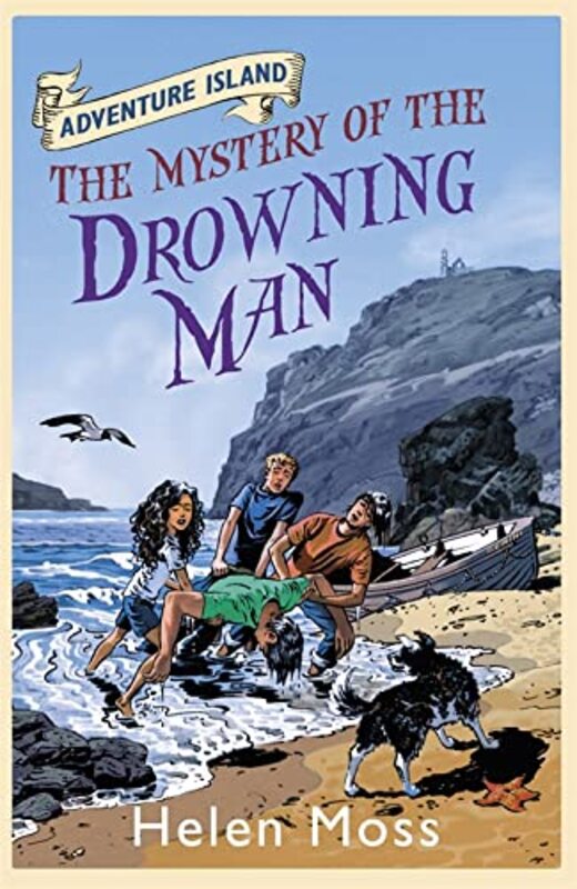 Book cover for "The Mystery of the Drowning Man" by Helen Moss